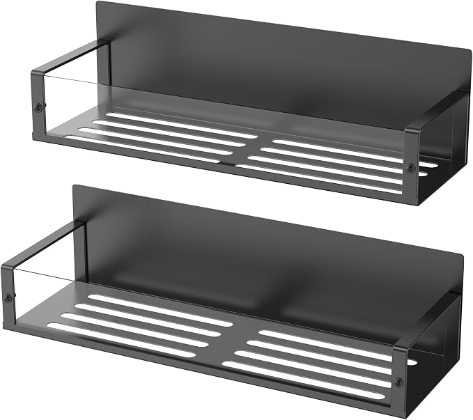 Metal Magnetic Spice Rack for Refrigerator Clear, 2 Pack | Magnetic Shelves Heavy Duty for Fridge in Kitchen, Seasoning Storage Organizer, For Oven Washer and Dryer, For Heavier Items - Image 5