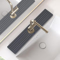 Kitchen Faucet Mat, Diatomite Sink Faucet Mat Splash Guard for Kitchen, Water Absorbing Stone Tray for Sink, Quick Drying Faucet Mat for Kitchen Sink, Absorbent Stone Drying Tray for Bathroom Counter by Unknown