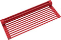 Kraus Multipurpose Workstation Sink Roll-Up Dish Drying Rack, Colander and Trivet in Red, KRM-11RD by Unknown
