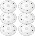 6 Pack 6 inch Small Lazy Susan, Lazy Susan Turntable Organizer, 360 Degree Round Rotating Tray for Spice Rack, Bathroom Vanity, Kitchen Cabinet and Countertop Storage by LDXDRU