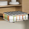 BOIVSHI Spice Rack Organizer for Cabinet, 1 Tier Pull Out Spice Rack, Spice Organizer for Cabinet, Kitchen and Pantry, Fits Spices, Sauces, Canned Food (12.5''Wx10.5''Dx2.5''H) by BOIVSHI