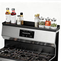 Foeacry 30" Magnetic Stove Top Shelf - Stainless Steel Magnetic Spice organizer for above the Over stove shelf kitchen small space solutions by Foeacry