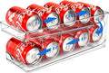 Rolling Soda Can Organizer for Refrigerator Can Dispenser for Fridge Beer Soda Seltzer Pop Can Soda Organizer for 10 Standard Size 11.15oz or 12oz Cans Holder Storage Pantry Organization by BingoHive