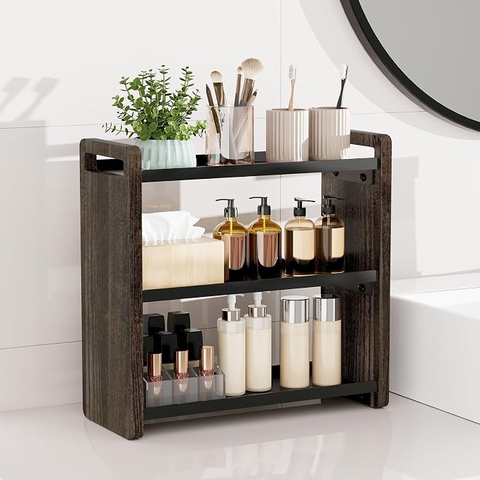 Bathroom Counter Organizer, Bathroom Sink Organizer, Vanity Shelf | Bathroom Organizers and Storage, Bathroom Countertop Organizer, Counter Shelf, Cologne Stand, Perfume Stand, Bathroom Decor - Image 2