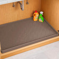 Jin&Bao Under Sink Mat 34" x 22" Waterproof Silicone Cabinet Kitchen Liner | Silicone kitchen cabinet protector, bathroom shelf liner, raised edge traps leaks, anti-slip, easy to clean & dishwasher safe by Jin%26Bao