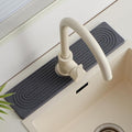 20in Fast Drying Stone Faucet Mat for Kitchen Sink splash guard Diatomite | Sink Splash Guard Water Absorbing Stone Tray for Sink, Counter Protector Matt for Kitchen & Bathroom by FATILINHOME