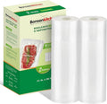 Bonsenkitchen Vacuum Sealer Bags Rolls, 2 Rolls 11 in x 50 ft | Commercial Grade, Heavy Duty, Durable Food Sealer Bags, Seal a Meal, Food Storage & Sous Vide Cooking, BPA Free, VB24 by Bonsenkitchen