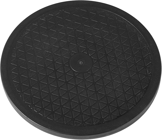 10 Inch Heavy Duty Rotating Swivel Stand - Lazy Susan with Steel Ball Bearings for Model Base/Rotating Plants/Crafts Stand Monitor/TV/Monitors/Potted Plants (360˚ Rotation) by HSTECH