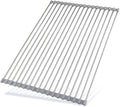 Hhyn Roll Up Dish Drying Rack 20.5"(L) x 13.8"(W), Gray | Stainless Steel and Silicone Dish Drying Mat Over The Sink Foldable Drain Rack Multipurpose Dish Drainer Extra Large by Hhyn