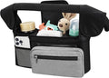 Accmor Universal Stroller Organizer with Insulated Cup Holder Detachable Phone Bag and Shoulder Strap,Stroller Bag Caddy Organizer for Uppababy, Baby Jogger, Britax Strollers by Accmor