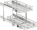 2-Tier Kitchen Cabinet,Pull Out Cabinet Organizer,Shelf and Drawer Organizer Slide Out Pantry Storaqe Basket in Multiple Sizes (12" W x21 D) by Unknown