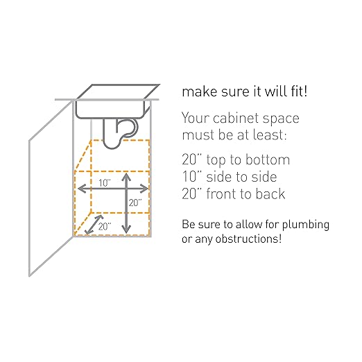 simplehuman Under Counter Pull-Out Can, 30L / 8 Gallon In-Cabinet Trash Can, Heavy-Duty Steel Frame, Commercial-Grade Ball-Bearing Tracks, Hides Trash Inside the Cabinet - Image 4