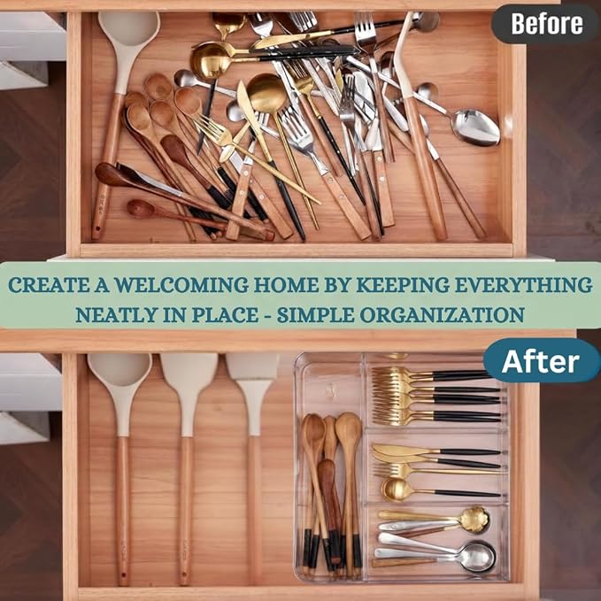 Food Storage Bag Organizer – 4-in-1 Plastic Baggie Organizer for Drawer | Fits Sandwich, Snack, Gallon, Quart & Slider Bags | Kitchen Storage Organizer | Wall & Drawer Mount - Image 9