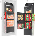 2-in-1 Wrapping Paper Organizer Storage, Over Door or Under Bed Organizer with Removable Drawer & 4 Clear Pockets Wrap Storage for Ribbons, Bows, Ornament and Other Tools by Ofiray-home