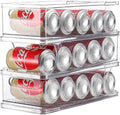 Xicennego 3-Tier Stackable Soda Can Organizer for Refrigerator, Fridge Can Organizer Dispenser, Beverage Can Holder for Refrigerator, Pantry, Cupboard by Xicennego