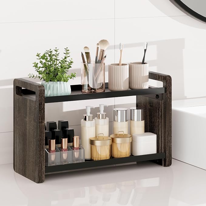 Bathroom Counter Organizer, Bathroom Sink Organizer, Vanity Shelf | Bathroom Organizers and Storage, Bathroom Countertop Organizer, Counter Shelf, Cologne Stand, Perfume Stand, Bathroom Decor - Image 2