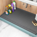TigeJoy Under Sink Mats for Kitchen Waterproof 28" x 22", Cabinet Liner | Leak-Proof Silicone Mat Sink Protector, Kitchen Essentials Organizer and Storage,Boot or Shoe Tray, Pet Feeding Mat by TigeJoy
