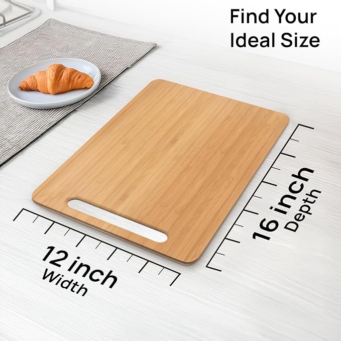 Ibyx Appliance Slider, Sliding Tray for Coffee Maker, 12 x 16 in, Natural | For Coffee Maker & Heavy Kitchen Appliances, Easy Slide, Made of Premium Bamboo, Space-Saving Kitchen Organizer 40lb Capacity - Image 2