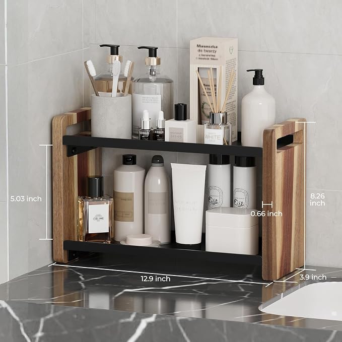 Bathroom Counter Organizer, Bathroom Sink Organizer, Vanity Shelf | Bathroom Organizers and Storage, Bathroom Countertop Organizer, Counter Shelf, Cologne Stand, Perfume Stand, Bathroom Decor - Image 3