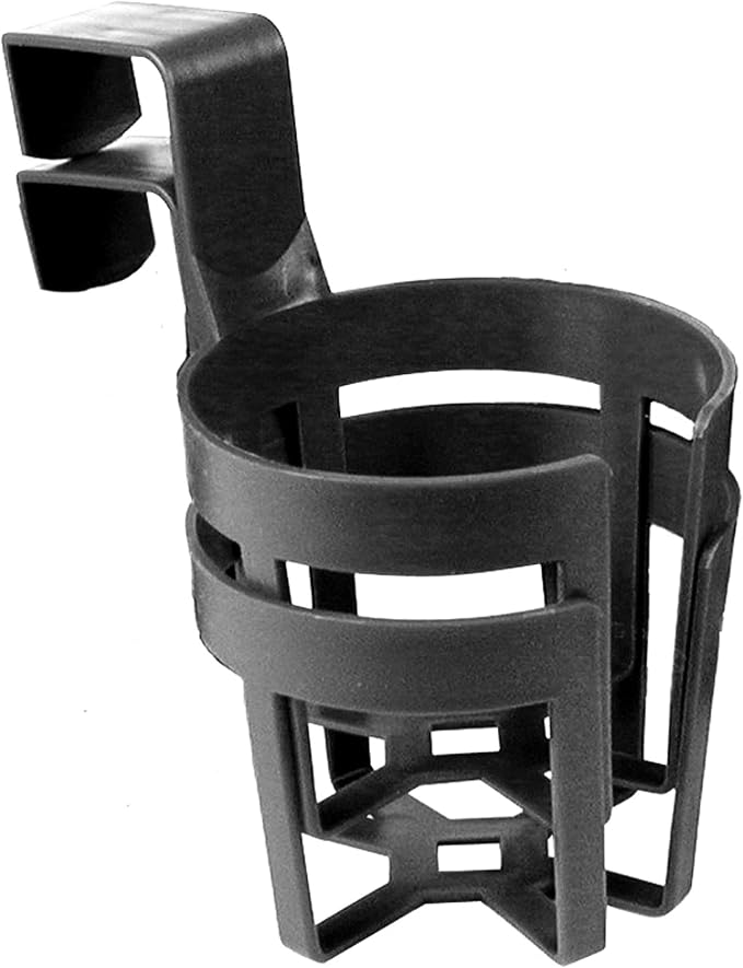 Large Plastic Cup & Beverage Holder, Black, 44oz (3.5L), Pack of 2 - Image 3