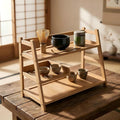 3 Tier Bamboo Matcha Station, coffee station organizer Shelf | for Kitchen Countertop, Tea Bar - Matcha Powder, Tools & Cup Organizer for Matcha Lovers, Home Baristas. by Lnncdsc
