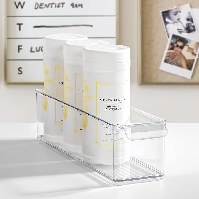 iDesign Stackable Fridge Storage Bin with Handle, Clear | Ideal for Fridge and Freezer, Made in USA - Image 6