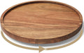 VERTORGAN Lazy Susan Bamboo Organizer for Kitchen,Cabinet(Medium) | 360 Rotating Turntable,Spice Rack,Serving Tray,Pantry Vanity Organizer,Countertop Space-Saver by VERTORGAN