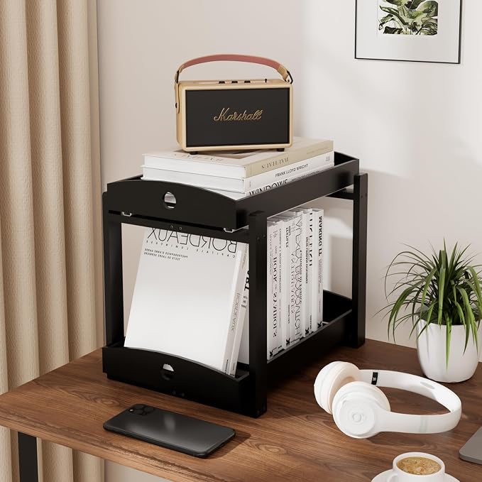 2 Pack Bamboo Under Sink Organizer, 2-Tier Pull-Out Drawers, Kitchen & Bath | Pull-out drawers keep cleaners and tall bottles visible, organized and easy to reach in kitchen or bathroom cabinets - Image 8