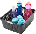madesmart Classic Large Storage Basket with Soft Handle, Granite | non slip feet, rounded corners, side handles, easy carry, soft grip bottom, general storage, woman owned by madesmart%C2%AE