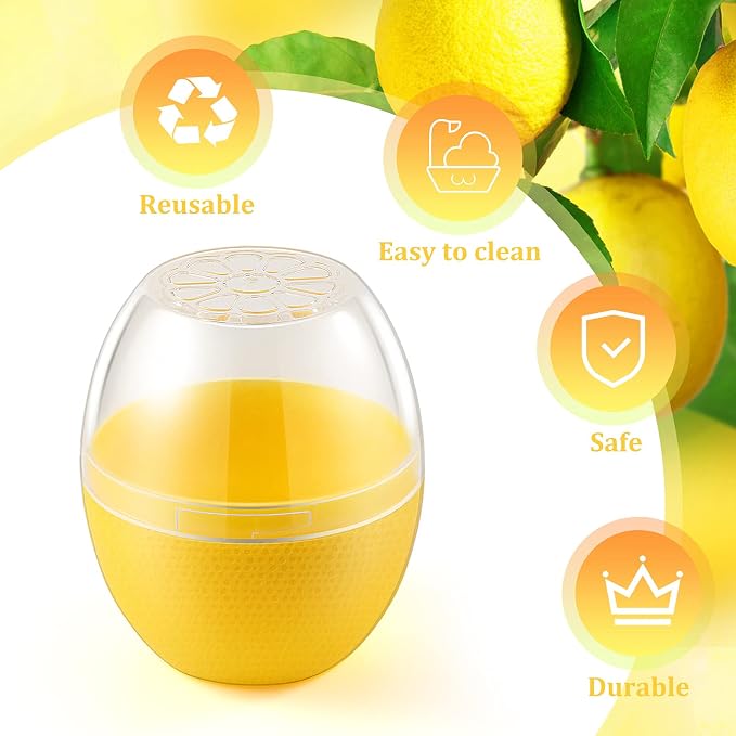 Vegetable and Fruit Storage Containers for Fridge, 3 Pieces BPA Free Reusable Food Saver - Tomato, Lemon, Onion Keeper Holder - Refrigerator Vegetable Crisper for Keeping Food Fresh Longer - Image 3
