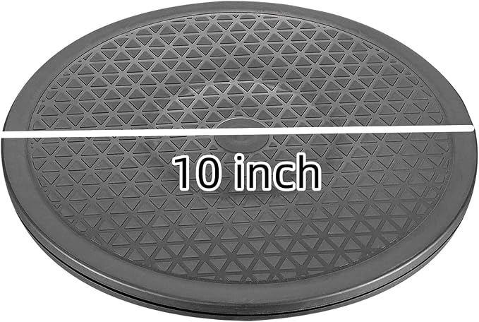 Heavy Duty Rotating Swivel Stand with Steel Ball Bearings - Lazy Susan Spray Paint Turntable for Flat Panel Monitors, Potted Plants,TV's, Sculpture, Speakers (10 inch-2pack) - Image 2