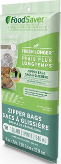 FoodSaver 1-Quart BPA-Free Multilayer Construction Vacuum Zipper Bags by Unknown