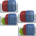 MaraFansie 4 Pack Over Cabinet Organizer Storage Lid Organizer Caddy Space Saver No Drilling Adhesive Hook Over Door Organizer, Clear Gray by MakeStorageMoreFun