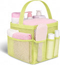 Mesh Shower Caddy Portable - 9 Pockets for College Dorm Room Essential | Large Capacity Mesh Shower Caddy with 9 Pockets, Portable Hanging Toiletry Bag for College Dorm, Gym, Camping and Beach by Attmu