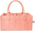 Mr. Pen- Baby Diaper Caddy Organizer, Coral | Nursery Storage Bin and Car Organizer for Diapers and Baby Wipes by MrPen