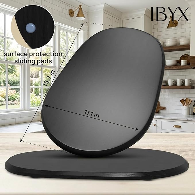 Ibyx Mixer Slider, Stand Mixer Sliding Mat, Black, 5.5 Qt, Made in Canada | Compatible with KitchenAid, Smooth Glide Slider for Heavy Appliances, Scratch Free & Space-Saving Counter Solution - Image 4