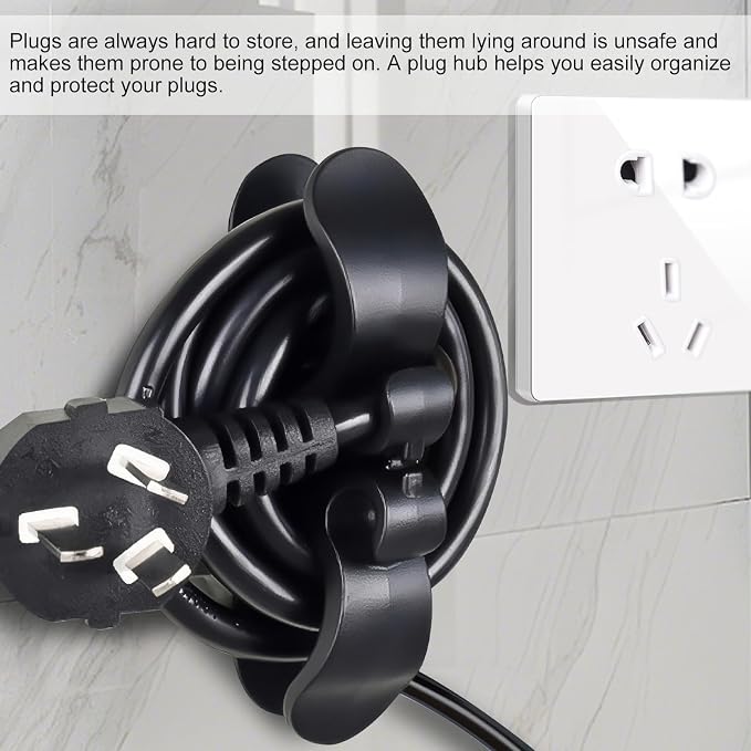 Cord Organizer Kitchen Appliance Cord Holder Adhesive Cable Wrap - Strong Sticky Cord Wrapper for Appliances, Fits Flat & Curved Surfaces, 8 Pack for Coffee Maker Air Fryer Mixer - Image 3