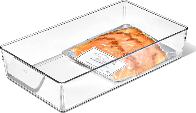 OXO Good Grips Fridge Organization Bin 8 in x 14 in - for Cheese, Meat, Fish and More by Unknown