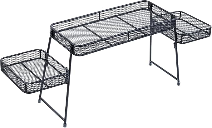 MyGift Over the Sink Shelf, 3-Tier Black Metal Kitchen Sink Organizer | Bathroom Storage Rack, Countertop Caddy For Vanity, Soap, Sponges, Toiletries, Cosmetics, Dishwashing Supplies & Accessories - Image 7
