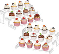 Lifewit 12″ Spice Rack, Perfume Cologne Stand,Tool-Free Assembly, 2 Pcs | 3-Tier Clear Display Riser Shelf, Cupcake Stand, Seasoning Figurine Makeup Holder, Room Decor, Kitchen Cabinet Storage by Lifewit