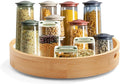 12in Bamboo Lazy Susan Turntable Organizer for Pantry&Cabinet | Spinner Turntable Organizer Tray for Pantry, Storage for Table Top, Kitchen | Swivel Tray for Spice,Jars & Canisters by Mamalucky
