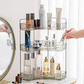 Aveniee Corner Bathroom Counter Organizer, Bathroom Countertop Shelf Makeup Organizer for Vanity Perfume Tray for Corner Storage (3 Tiers, Grey) by Aveniee