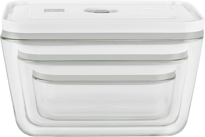 Zwilling Fresh & Save 3-Pc Glass Food Storage Container Set | Airtight Glass Containers Keep Food Fresh Up to 5X Longer with the Fresh & Save Vacuum Pump (Pump Not Included). - Image 16