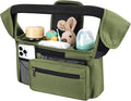 Accmor Universal Stroller Organizer with Insulated Cup Holder Detachable Phone Bag and Shoulder Strap,Stroller Bag Caddy Organizer for Uppababy, Baby Jogger, Britax Strollers by Accmor