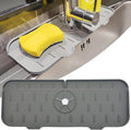Kitchen Sink Splash Guard Silicone Faucet Mat for Kitchen Sink Grey | Sink drain pad behind faucet, Sink rubber mat around faucet guard & draining mat, bathroom sink protector Water Catcher Mat by Gosmol