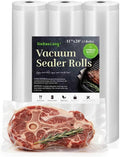 Vacuum Sealer Bags 3 Rolls 11"x20' Freezer Bags | Commercial Grade, BPA Free, Customized Size, Sous Vide Cooking, Puncture Prevention, Kitchen Essentials, Kitchen Gadgets by xinbaolong