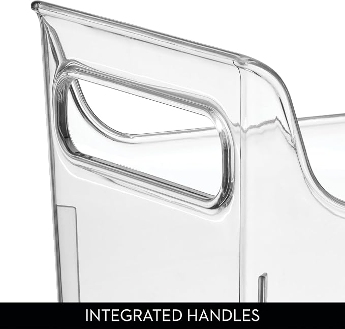 iDesign Plastic Condiment Organizer with Handles, Clear | For Fridge, Made in USA - Image 5
