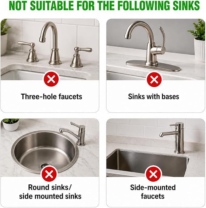 Faucet Draining Mat, Silicone Faucet Mat for Kitchen Sink | 8.3 X 5.7 Inch Silicone Splash Guard Behind Faucet Faucet Handle Drip Catcher for Bathroom Kitchen Countertop Gadgets - Image 6