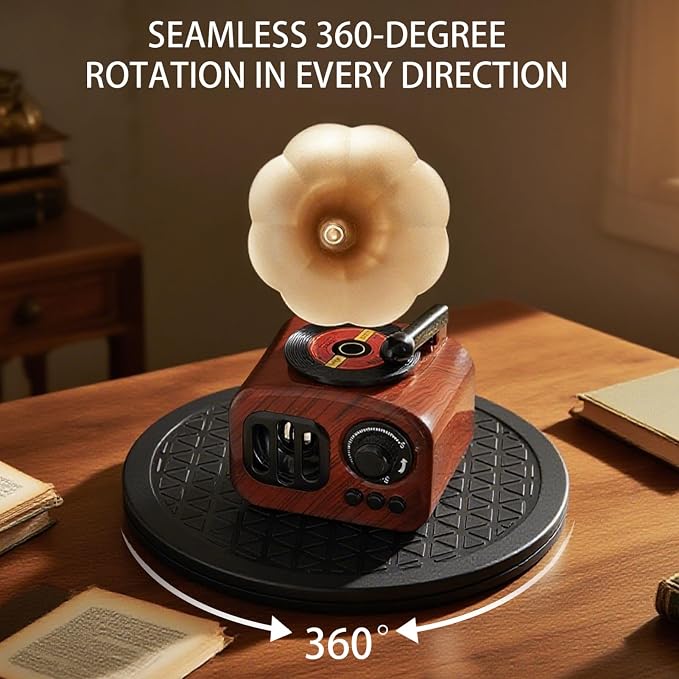 2 Pcs Multi-use Heavy Duty Rotating Swivel Stand - Lazy Susan with Steel Ball Bearings for Model Base/Rotating Plants/Crafts Stand Monitor/Big Screen TV/Monitors/Potted Plants (8 Inch) - Image 4