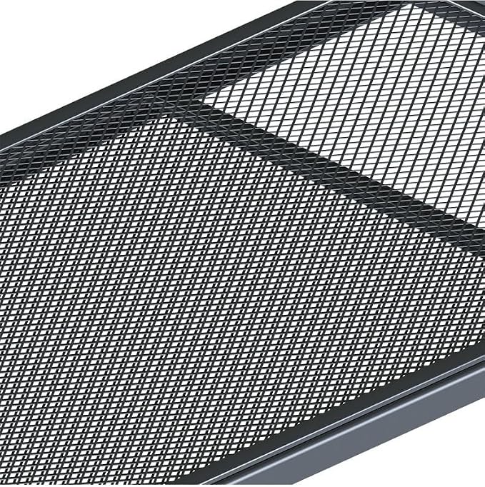 EHKIT Foil and Plastic Wrap Organizer Holder Foldable Under Cabinet Shelf Kitchen Pantry Desk Hanging Storage Rack (Black) - Image 4